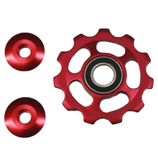 Задний переключатель скоростей для горного велосипеда, направляющий ролик 11T, холостой шкив, аксессуары для катания красный